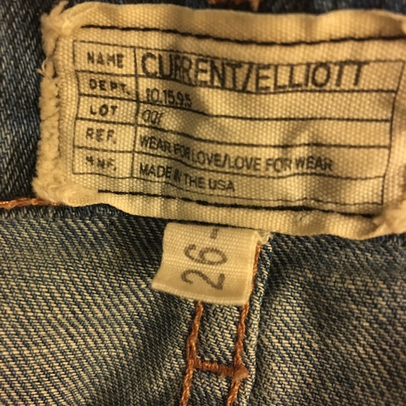 SOLD!! Current/Elliott Indigo Leopard skinny jeans - Picture 3 of 8